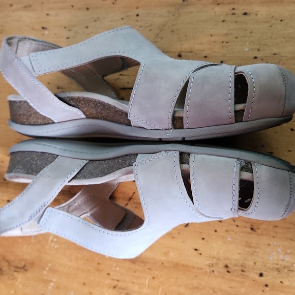 Earth Origins Womens Birdine Tan Slip On Slingback Sandals Shoes, Size 8w - Picture 4 of 10